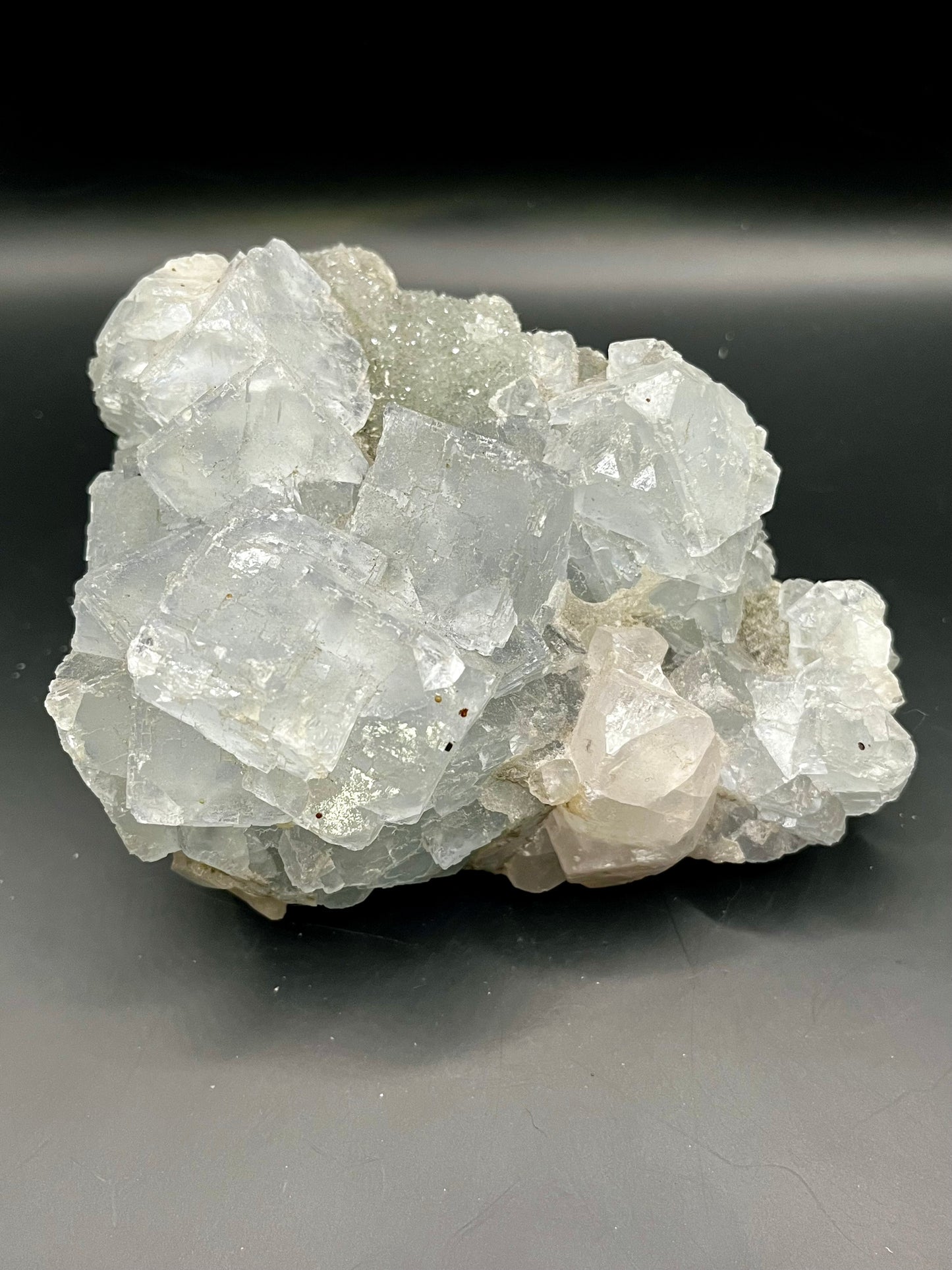 Fluorite, Calcite, and Quartz Druzy