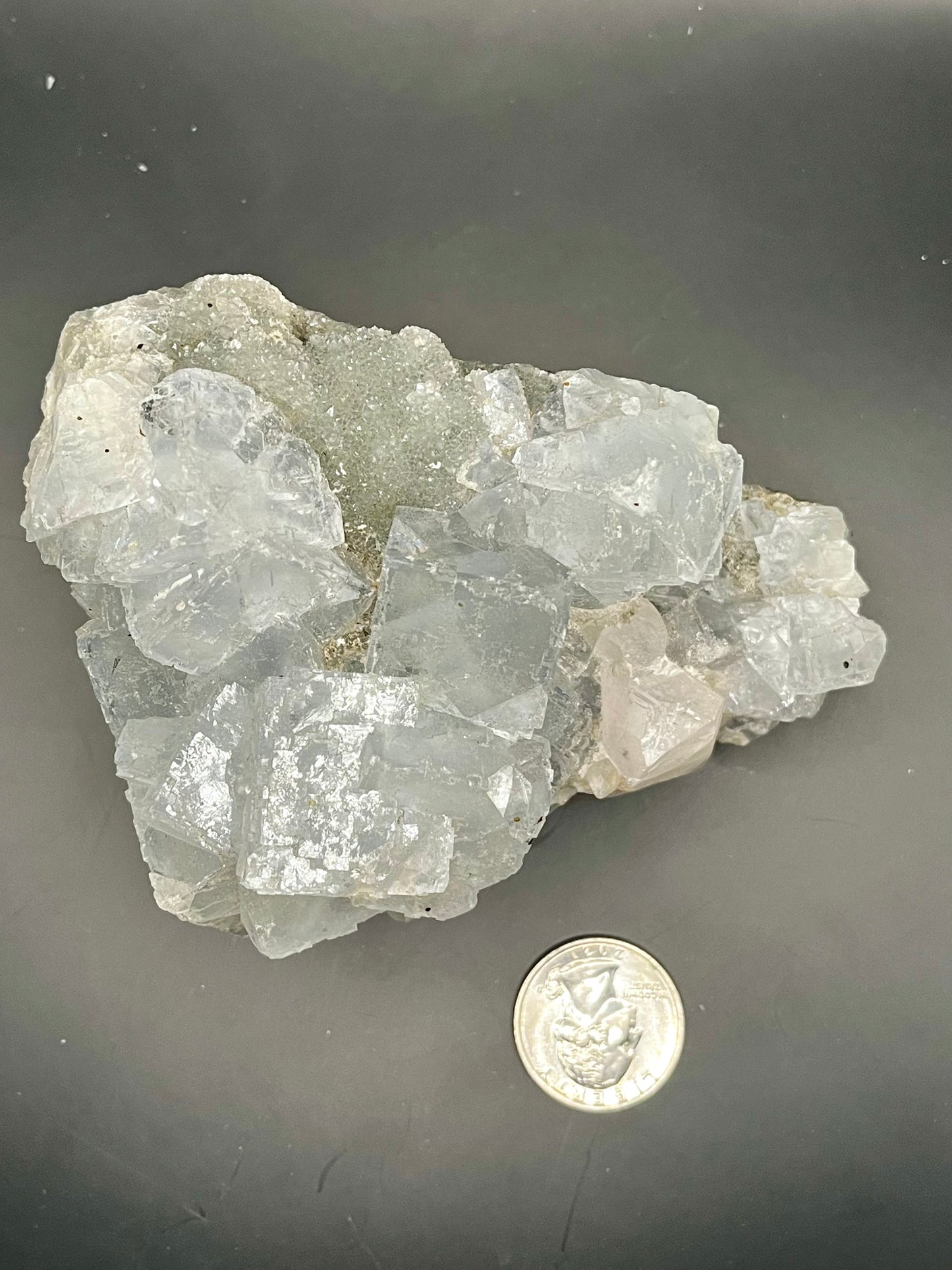 Fluorite, Calcite, and Quartz Druzy