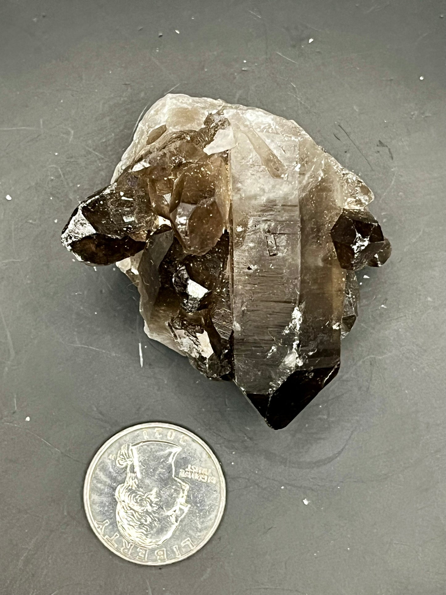 Smoky Quartz Cluster