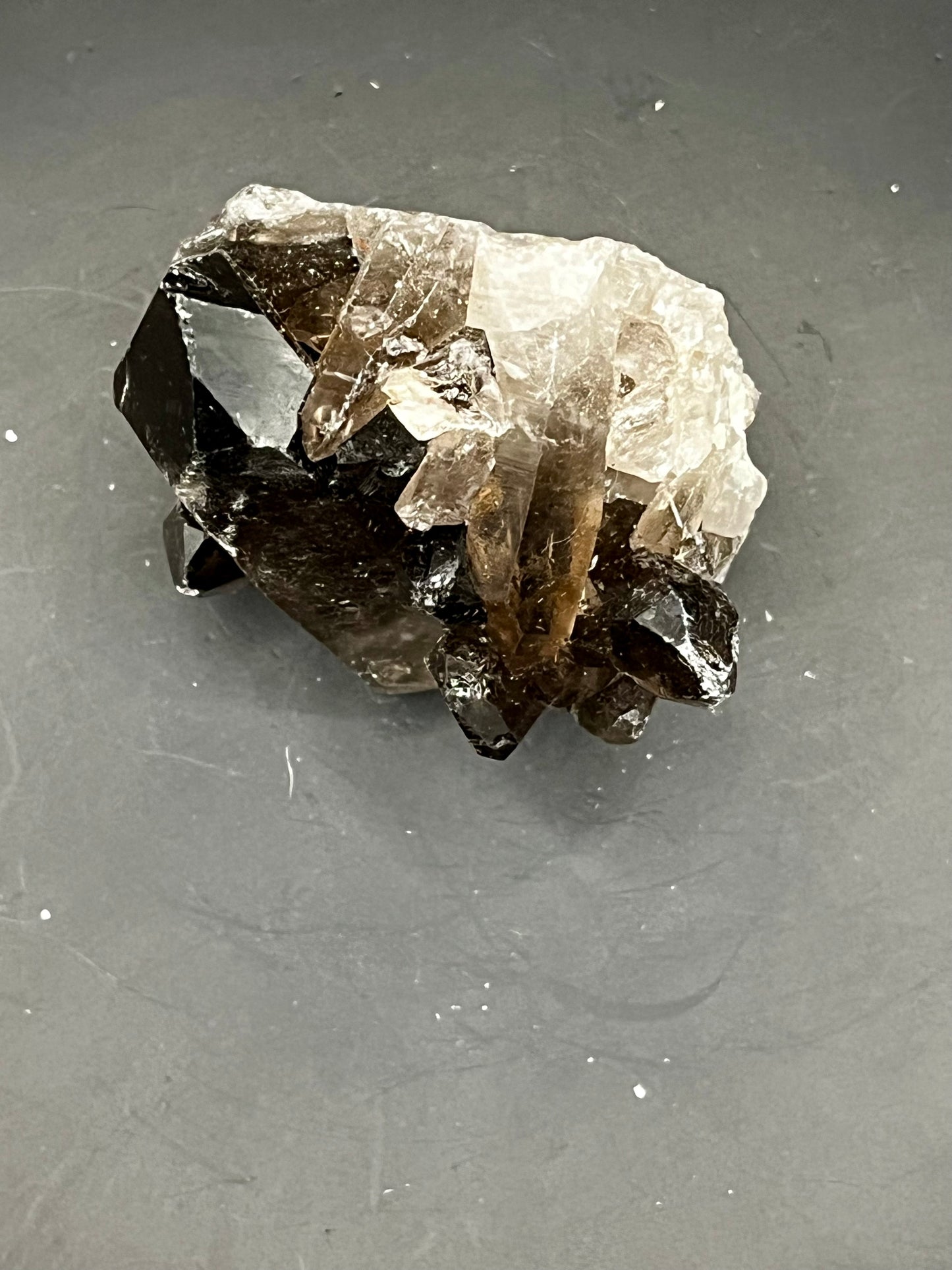 Smoky Quartz Cluster