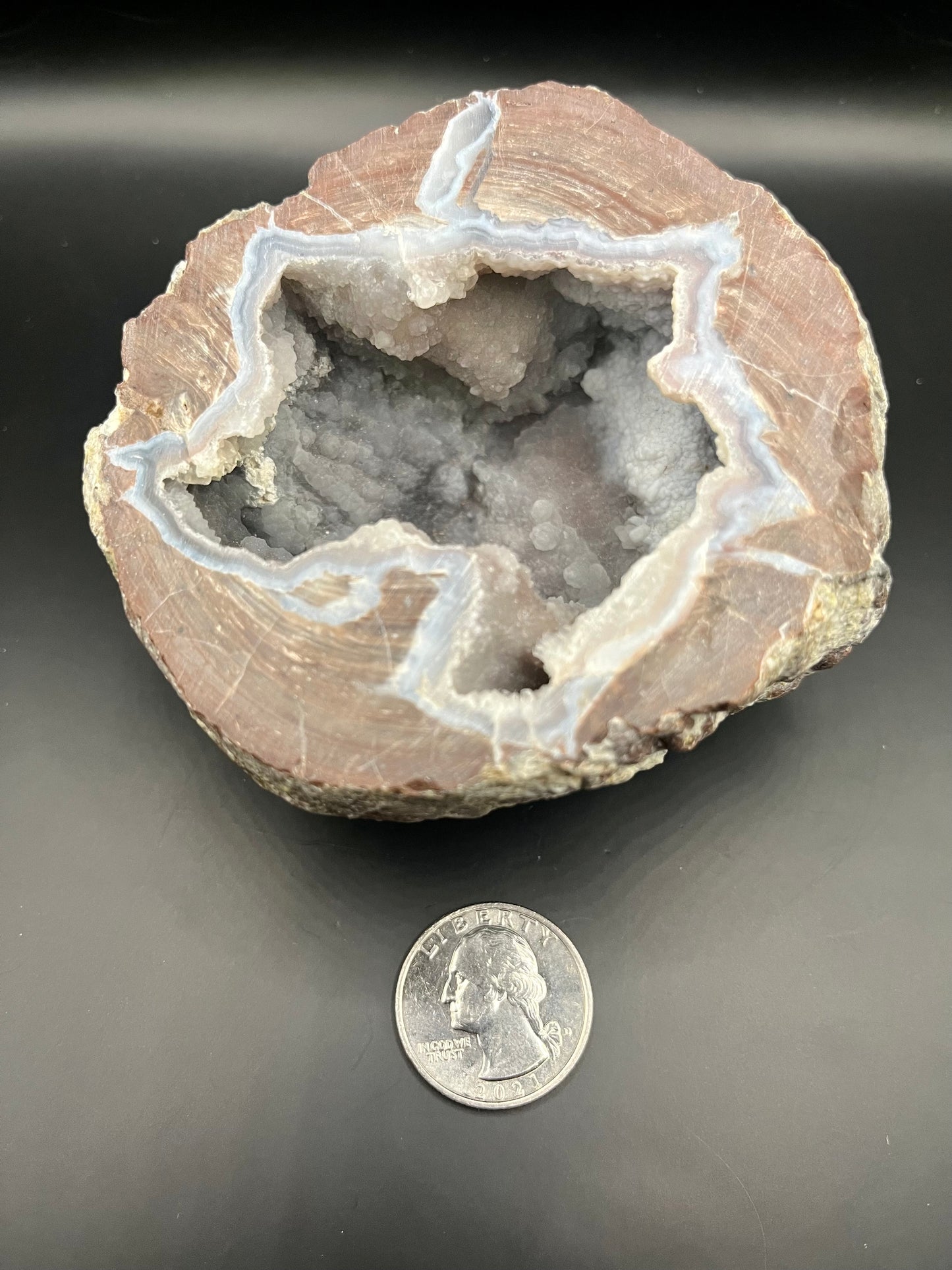 Quartz Agate “Galaxy” Geode