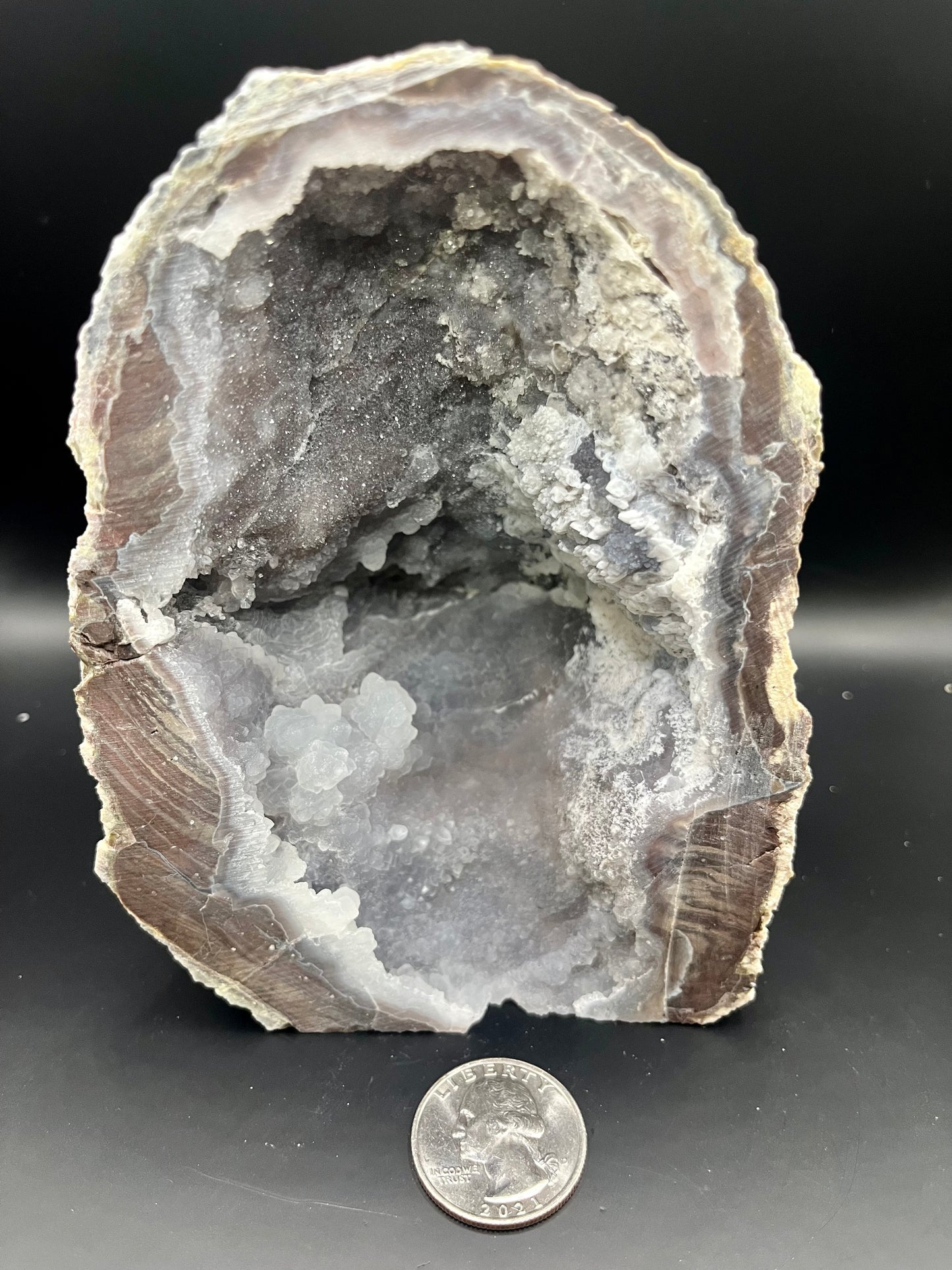 Quartz Agate “Galaxy” Geode Dugway